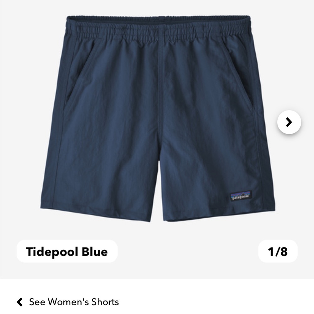 Blue Patagonia baggies